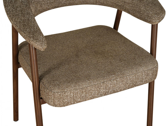 Como Dining Chair Toffee / Dark Walnut Set of 2