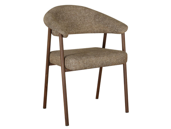Como Dining Chair Toffee / Dark Walnut Set of 2