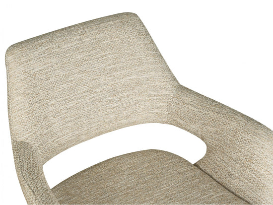 Leto Dining Chair Oatmeal Tweed / Oak Set of 2