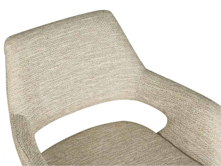 Leto Dining Chair Oatmeal Tweed / Oak Set of 2
