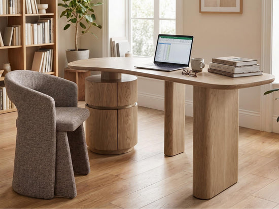 Pisa Dining Chair Shiitake Tweed
