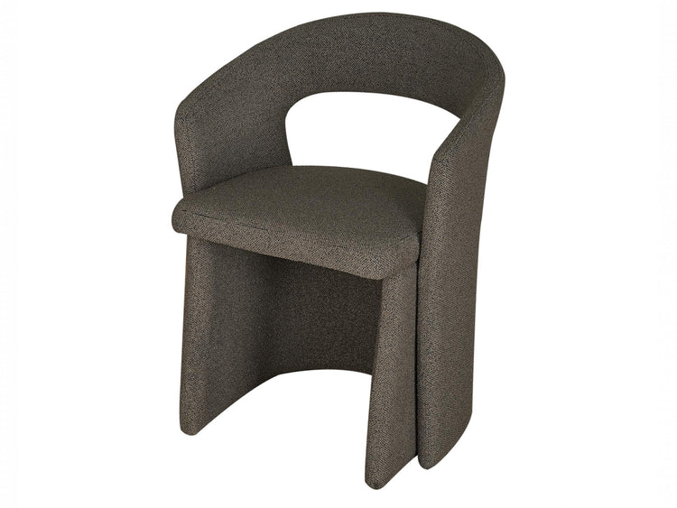 Pisa Dining Chair Shiitake Tweed