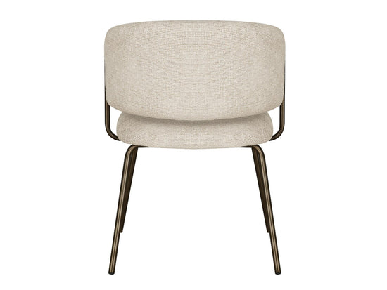 Lumi Dining Chair Camel Tweed / Matte Bronze Set of 2