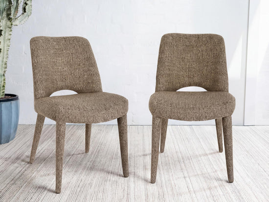 Amphi Dining Chair Emu Tweed Set of 2