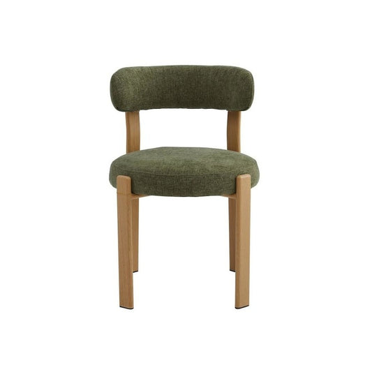 Camden Dining Chair – Olive Boucle