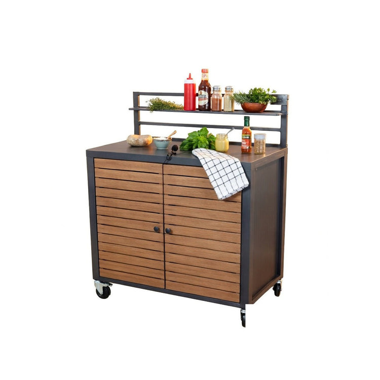 Outdoor All Weather Mini Cucina Storage Trolley