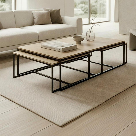 Lines Coffee Table in styled living room
