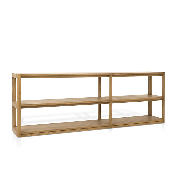 Mila Lowline Bookcase side view
