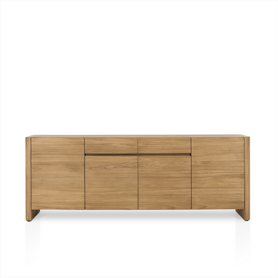 Mila Teak Buffet drawers open